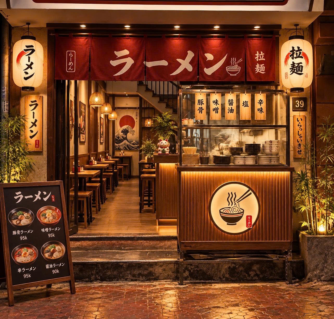 ngõ Trần Quý Kiên - Sang nhượng quán đồ ăn Nhật Ramen